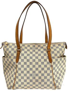 BUYIT02 LOUIS VUITTON DAMIER AZUR TOTALLY MM SHOULDER BAG